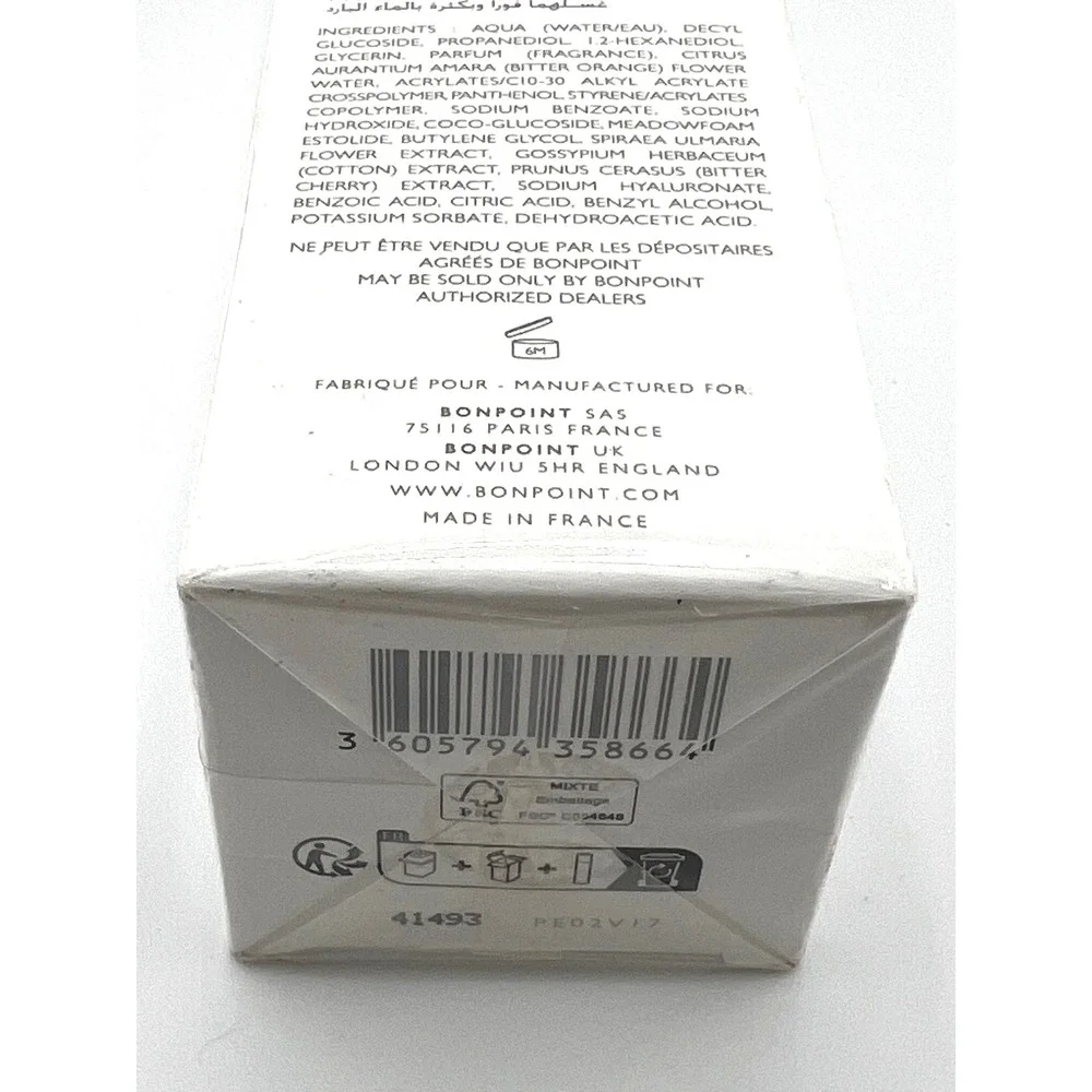 Bonpoint Paris Crème Moussante Gentle Body and Hair Wash - 6.7 fl oz Sealed‎